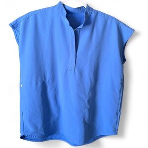 Figs Ceil Blue Raefaela Oversized scrub top